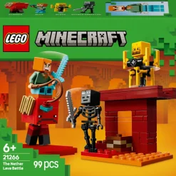 LEGO® Minecraft The Nether Lava Battle Building Toy 21266
