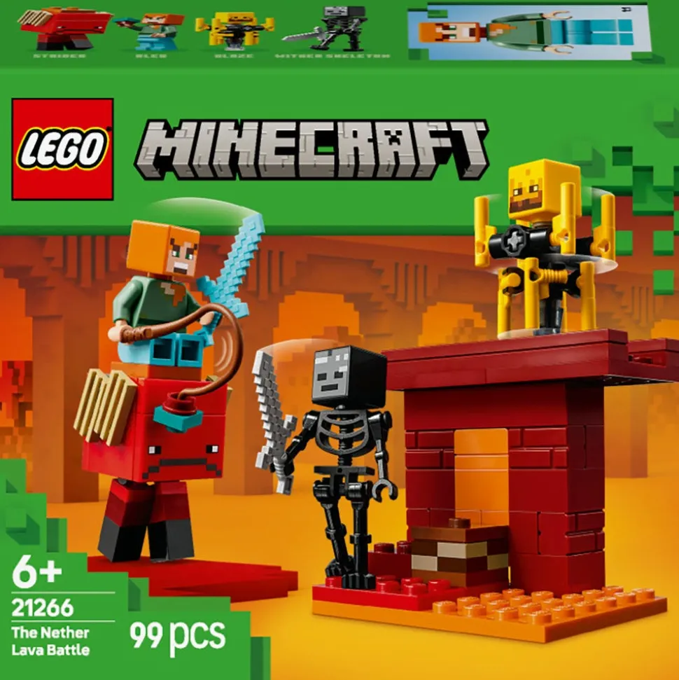 LEGO® Minecraft The Nether Lava Battle Building Toy 21266