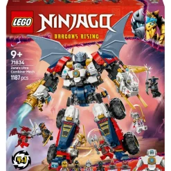 LEGO® NINJAGO 4in1 Zane’s Ultra Combiner Mech Ninja Toy 71834