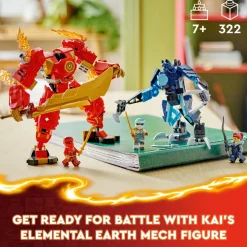 LEGO® Ninjago® Kai's Elemental Fire Mech Toy 71808