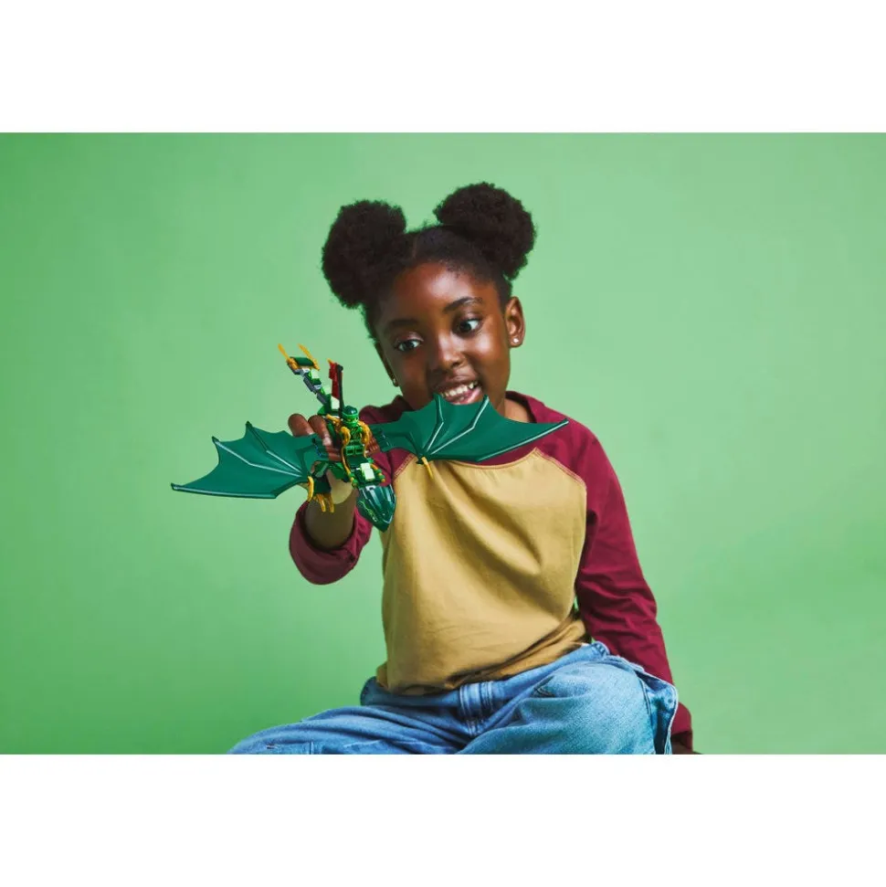 LEGO® NINJAGO Lloyd’s Green Forest Dragon Toy for Kids 71829