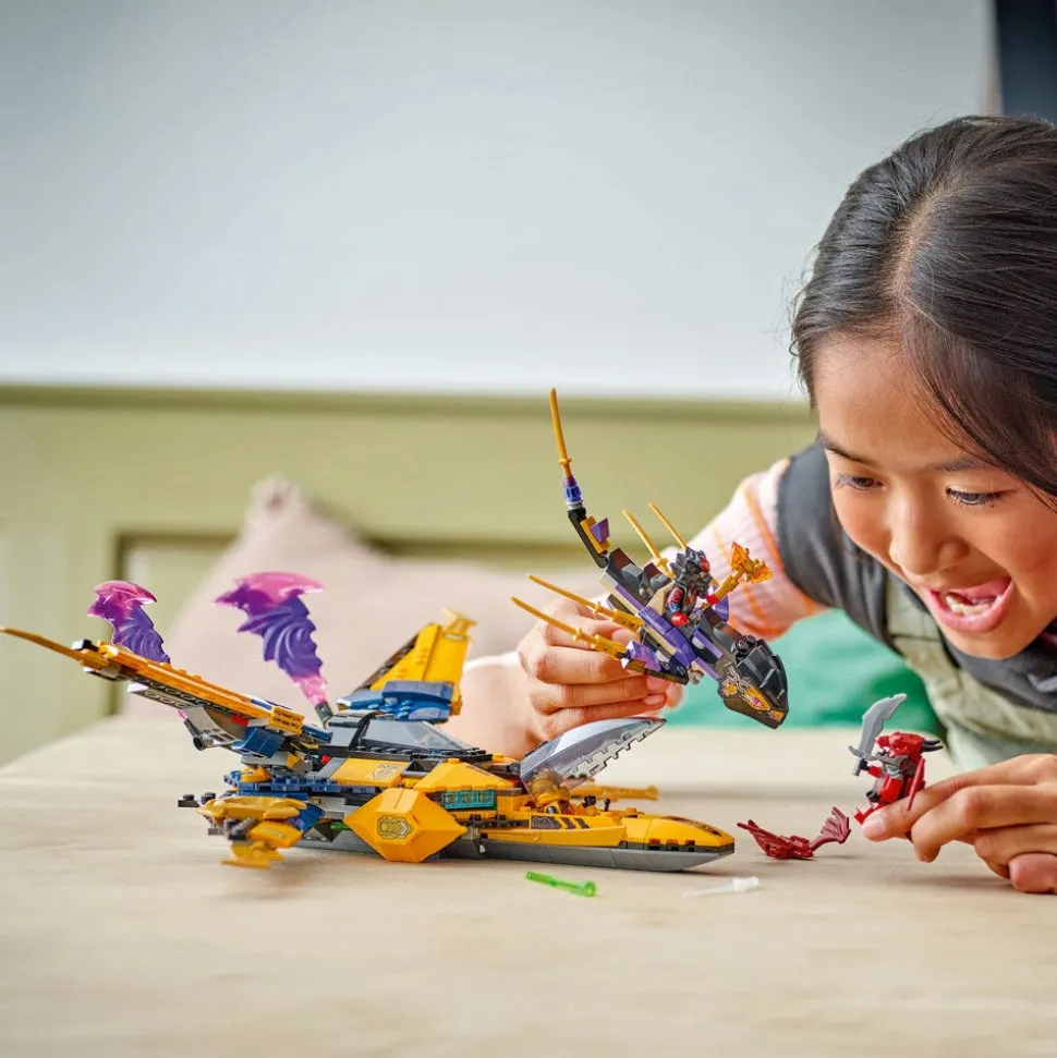 LEGO® NINJAGO Ras and Arin’s Super Storm Jet Ninja Toy 71833