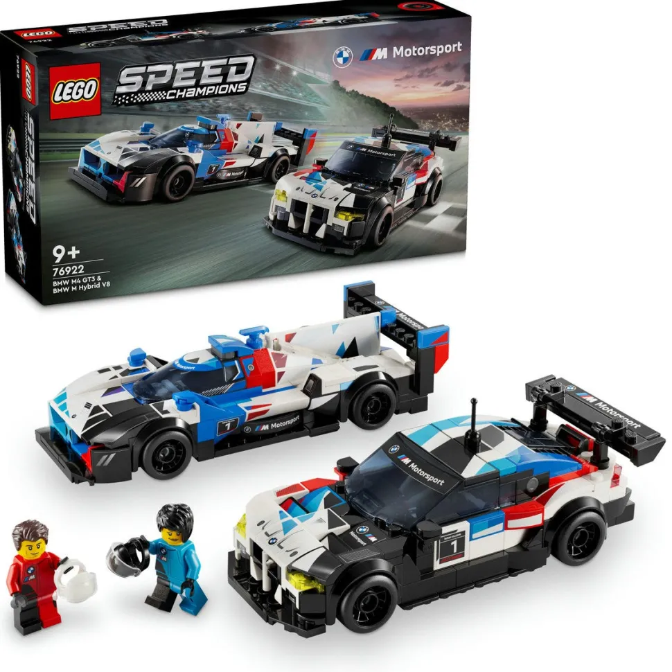 LEGO® Speed Champions BMW M4 GT3 & BMW M Hybrid V8 Race Cars 76922