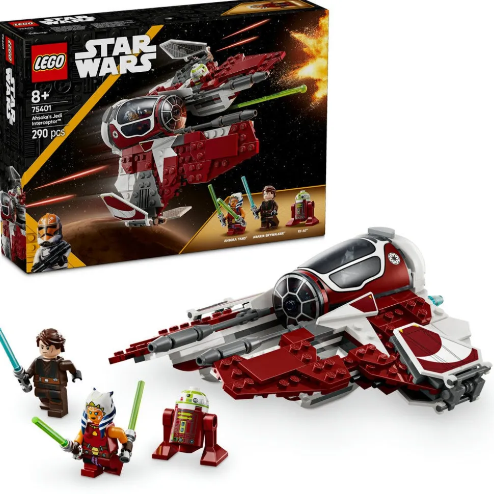 LEGO® Star Wars Ahsoka’s Jedi Interceptor Building Toy 75401