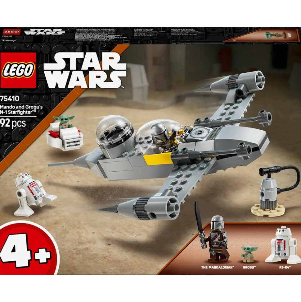 LEGO® Star Wars Mando and Grogu’s N-1 Starfighter Set 75410