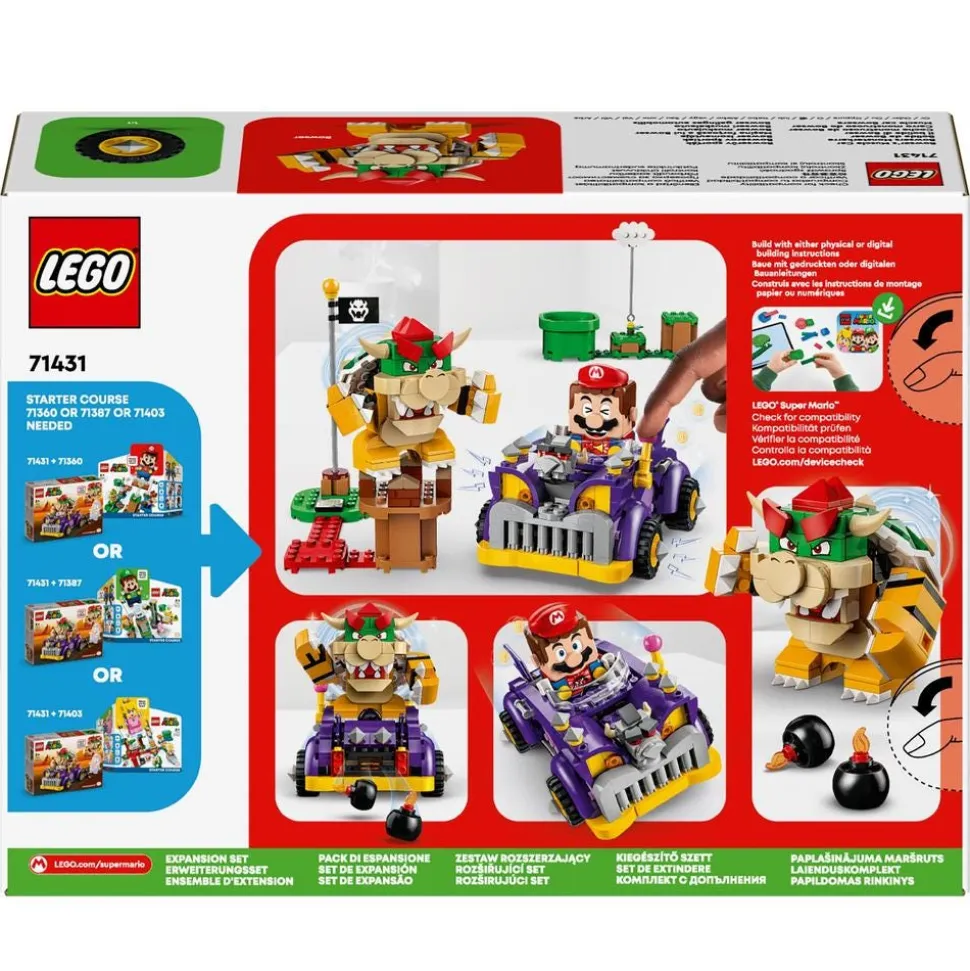 LEGO® Super Mario Bowser’s Muscle Car Expansion Set 71431