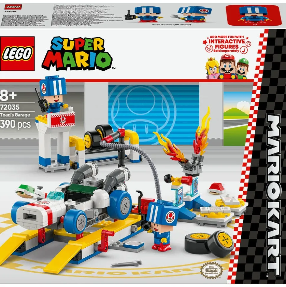 LEGO® Super Mario: Mario Kart – Toad’s Garage Toy Set 72035