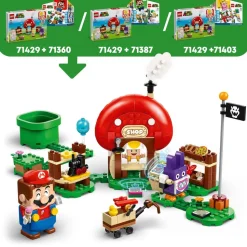 LEGO® Super Mario Nabbit at Toad’s Shop Expansion Set 71429
