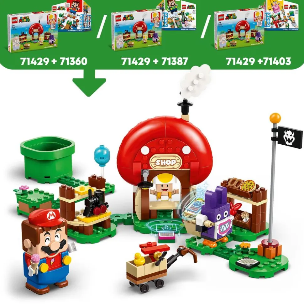 LEGO® Super Mario Nabbit at Toad’s Shop Expansion Set 71429