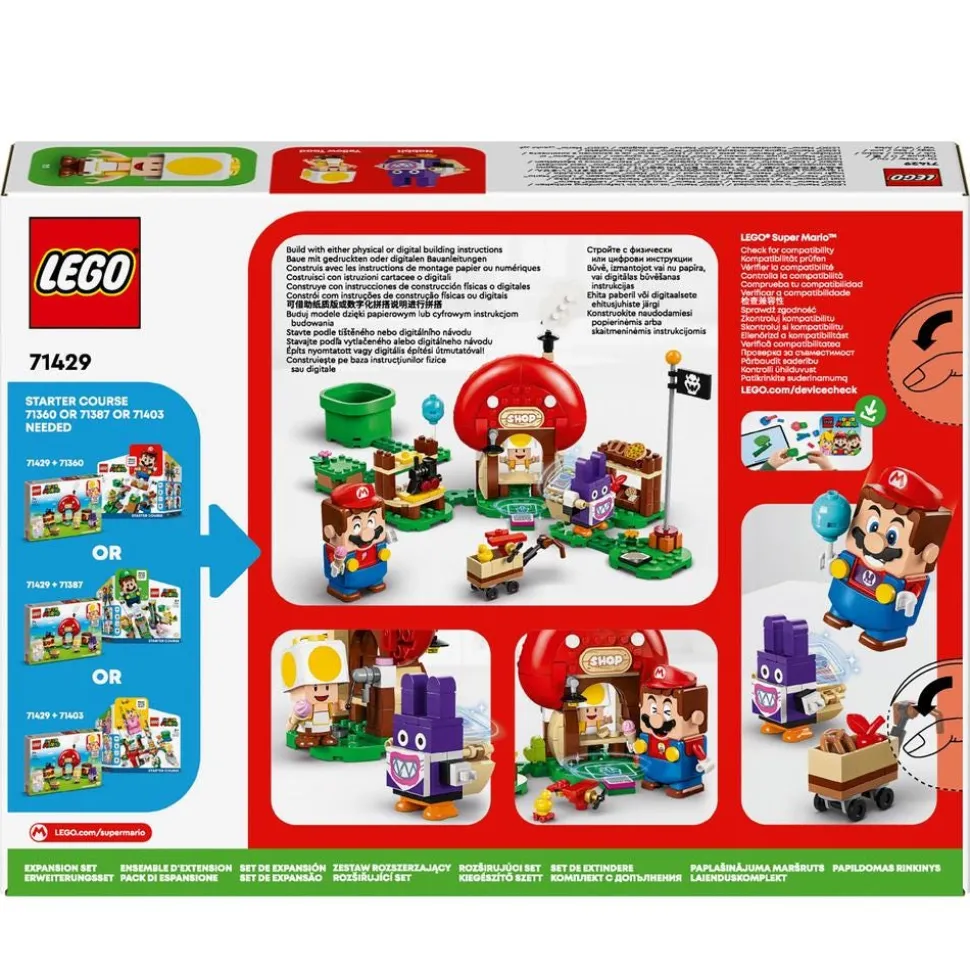 LEGO® Super Mario Nabbit at Toad’s Shop Expansion Set 71429