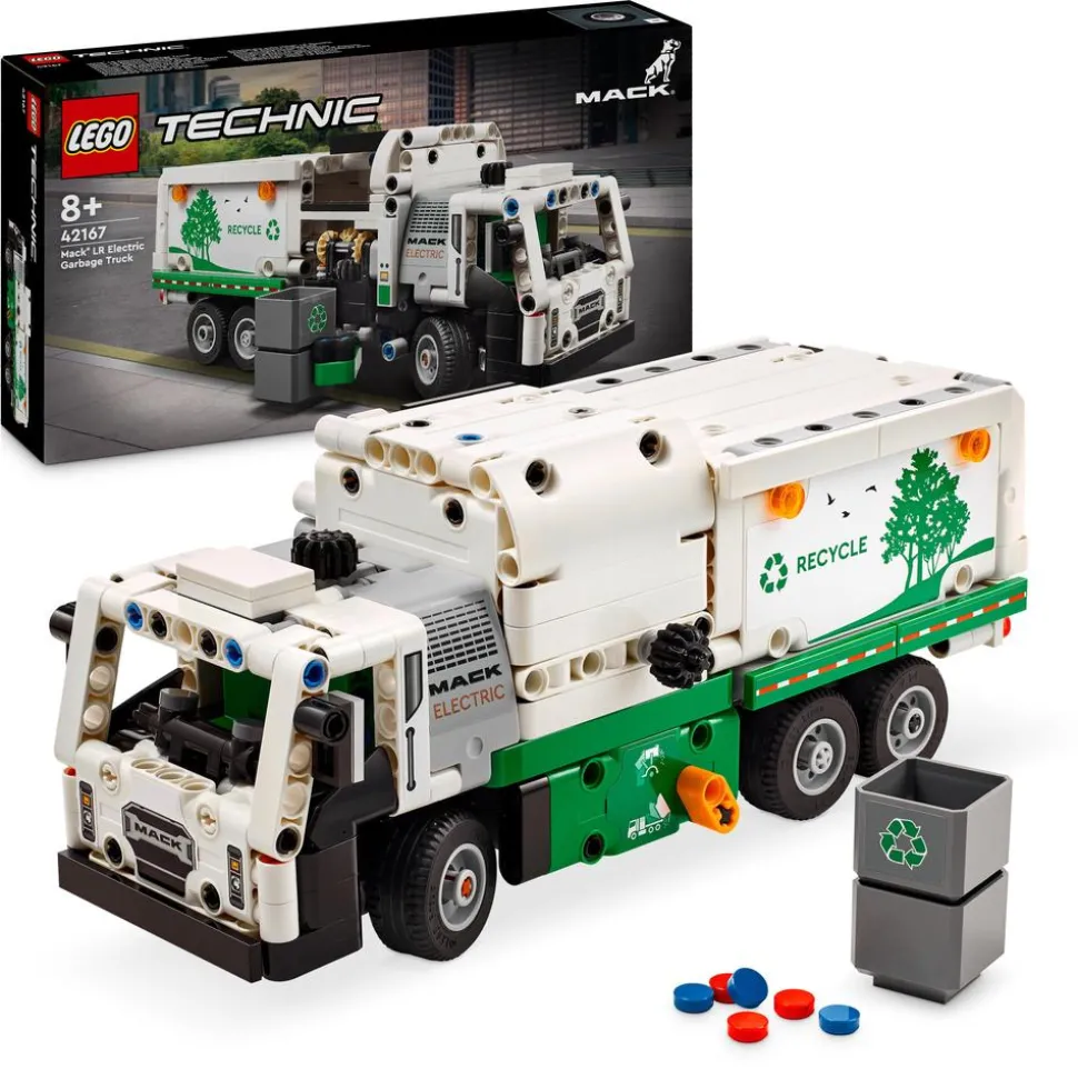 LEGO® Technic Mack® LR Electric Garbage Truck 42167