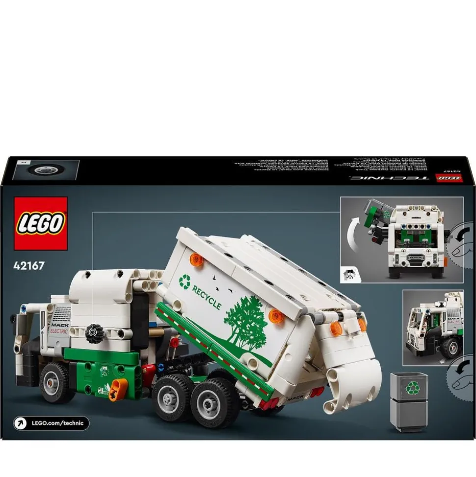 LEGO® Technic Mack® LR Electric Garbage Truck 42167