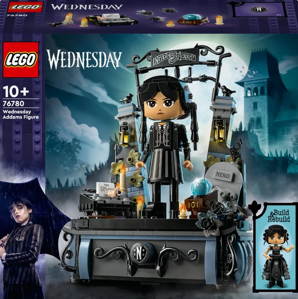 LEGO® Wednesday Addams Figure Building Toy Set for Kids 76780