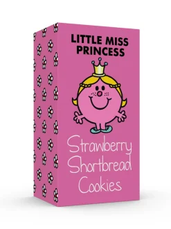 Little Miss Princess Strawberry Shortbread Cookies Carton