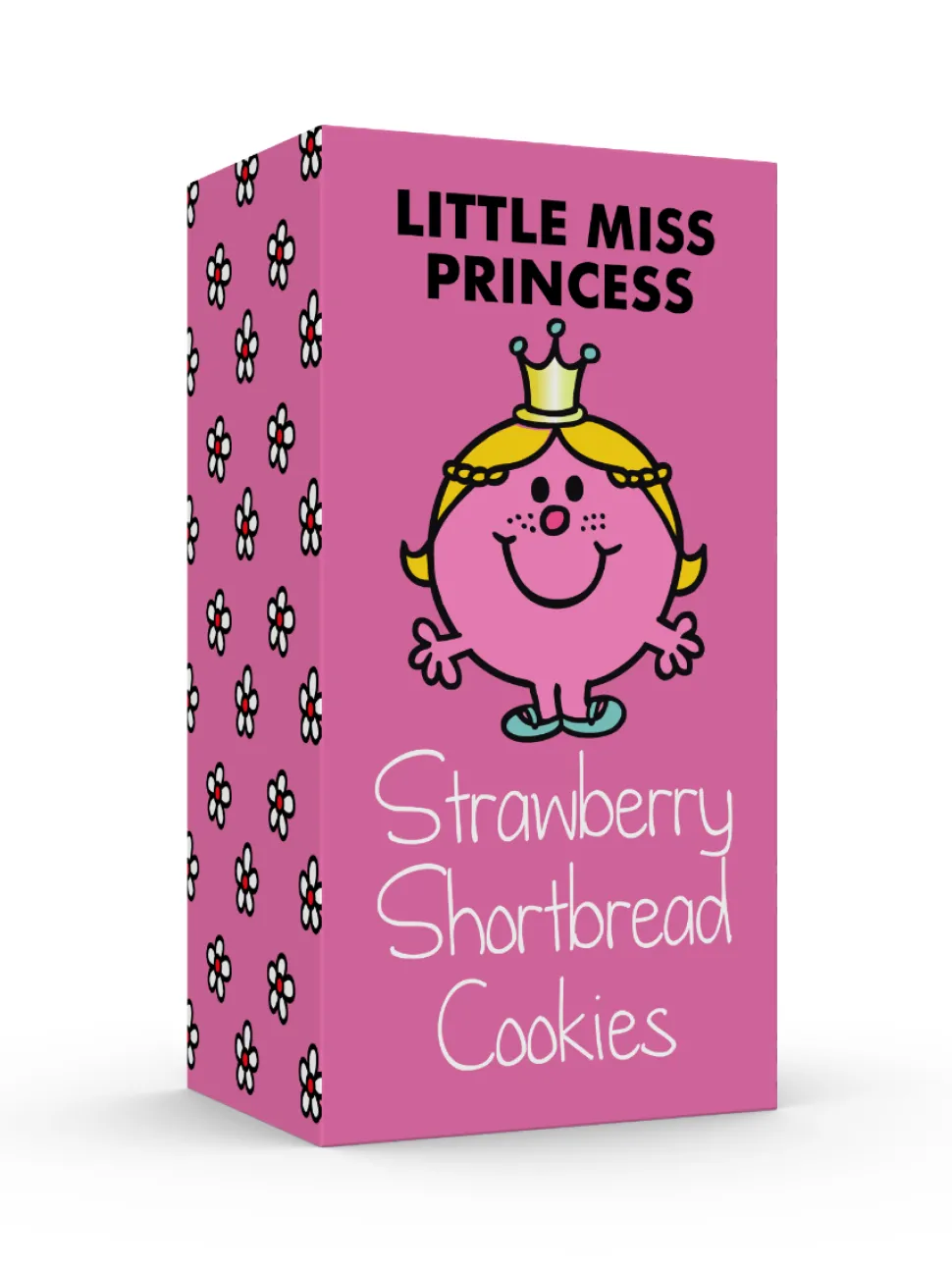 Little Miss Princess Strawberry Shortbread Cookies Carton