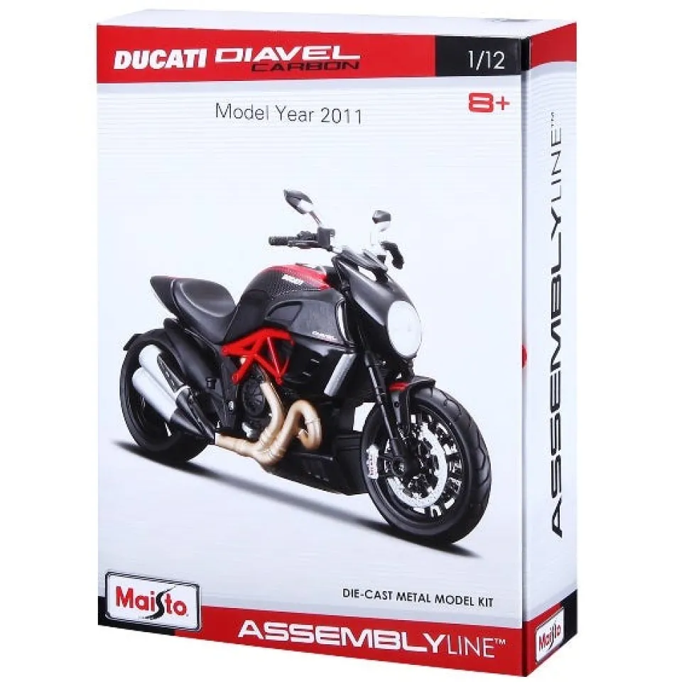 Maisto 1:12 Al Motorcycles Ducati Diavel Carbon