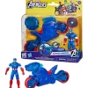 Marvel Avengers Epic World Of Action Captain America Shield-Shot Cycle