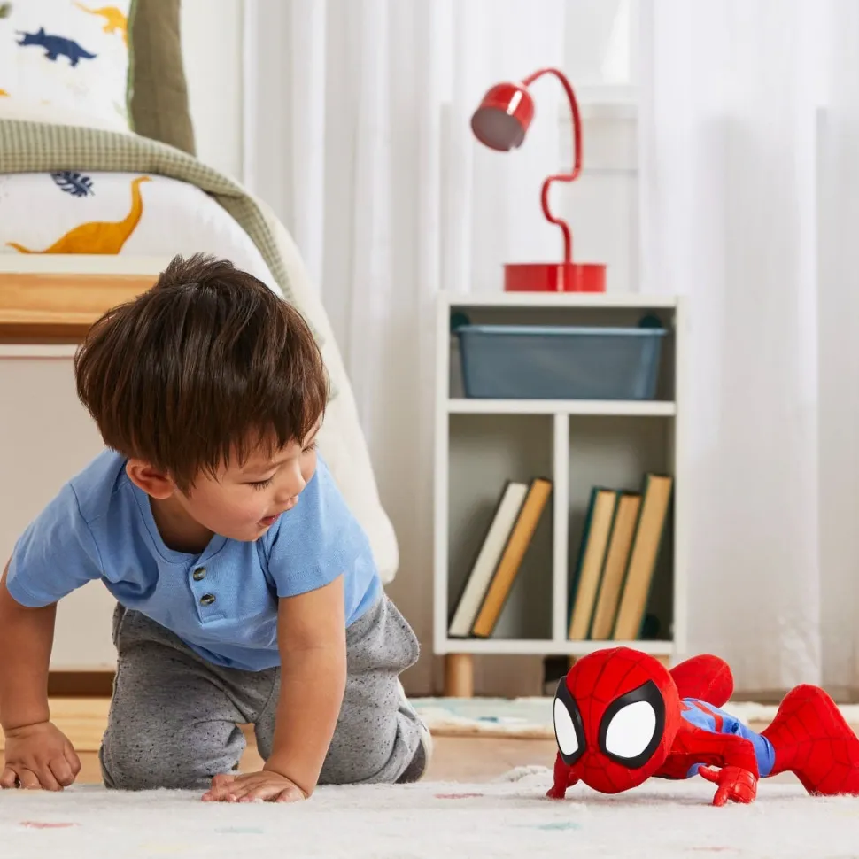 Marvel Spidey and His Amazing Friends Dance 'N Crawl Spidey Interactive Plush Toy