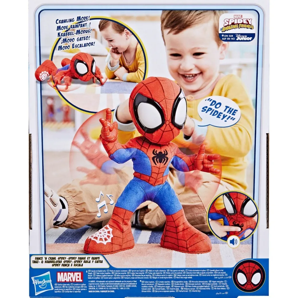 Marvel Spidey and His Amazing Friends Dance 'N Crawl Spidey Interactive Plush Toy