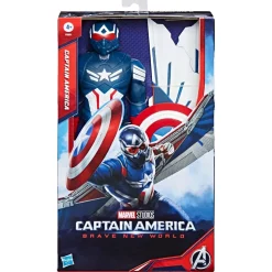Marvel Studios Captain America Brave New World, Titan Hero Series Deluxe Captain America