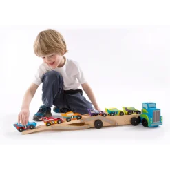 Melissa & Doug Mega Race-Car Carrier