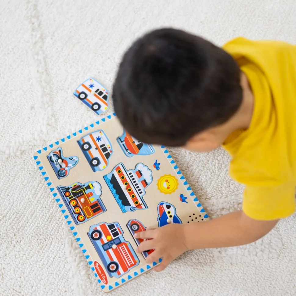 Melissa & Doug Vehicles Sound Puzzle
