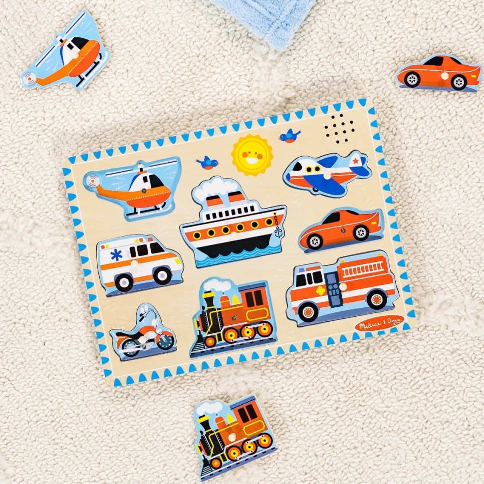 Melissa & Doug Vehicles Sound Puzzle