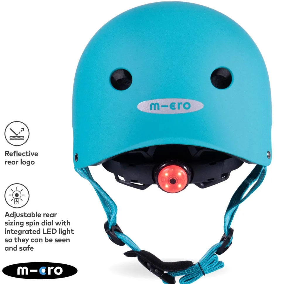 Micro Aqua Matt Helmet Small (48-54Cm)
