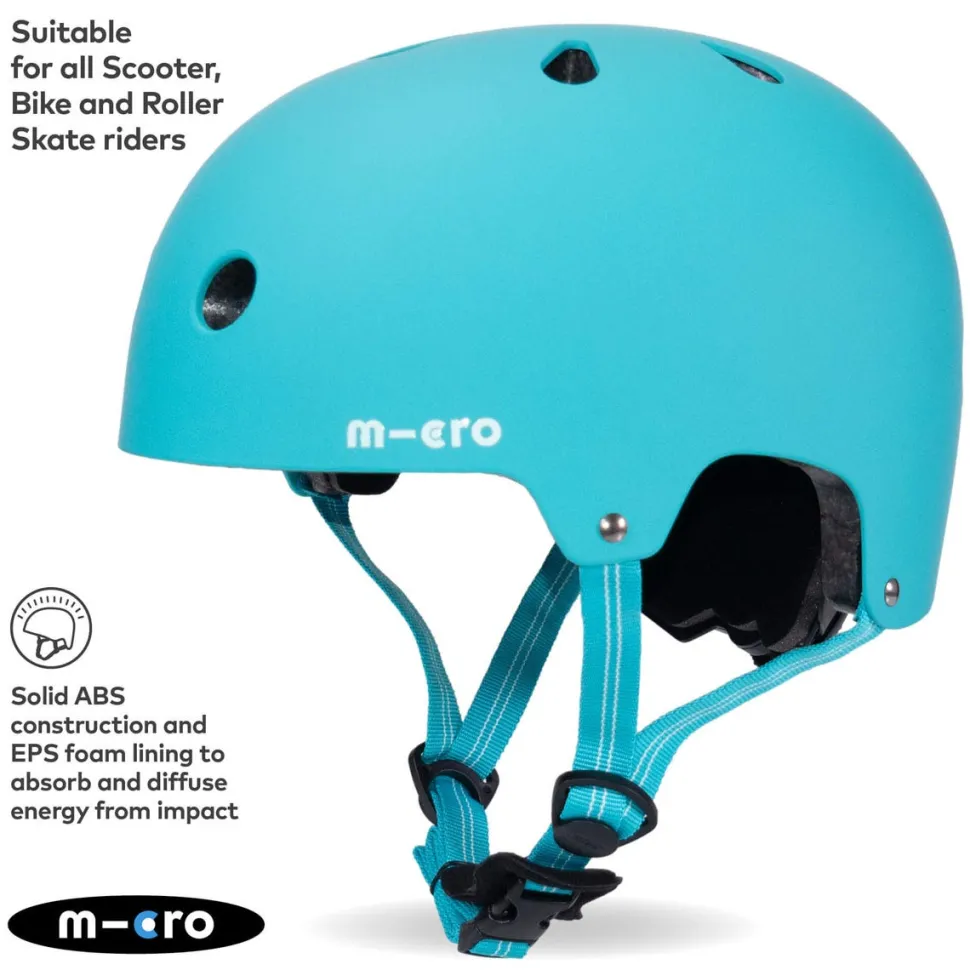 Micro Aqua Matt Helmet Small (48-54Cm)