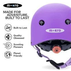 Micro Purple Matt Helmet Small (48-54Cm)