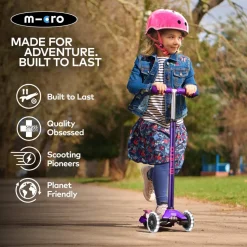 Micro Scooter Maxi Deluxe LED Purple
