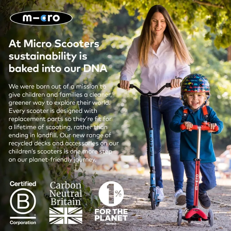 Micro Scooter Maxi Deluxe LED Purple