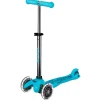 Mini Deluxe Glow Scooter With Led Wheels: Aqua