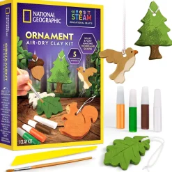 National Geographic Ornamnet Air Dry Clay Kit