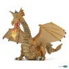 PAPO Gold Dragon With Flame