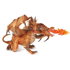 Papo Two Headed Dragon Gold Figure