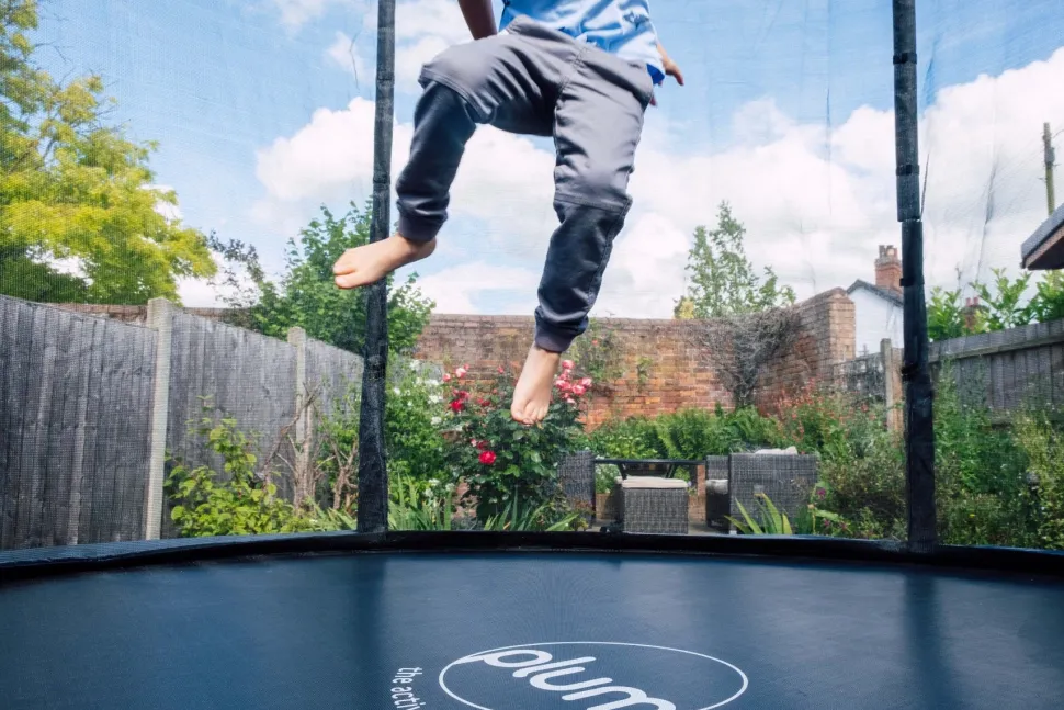 Plum 14ft Space Zone II Evolution Springsafe Trampoline & Enclosure