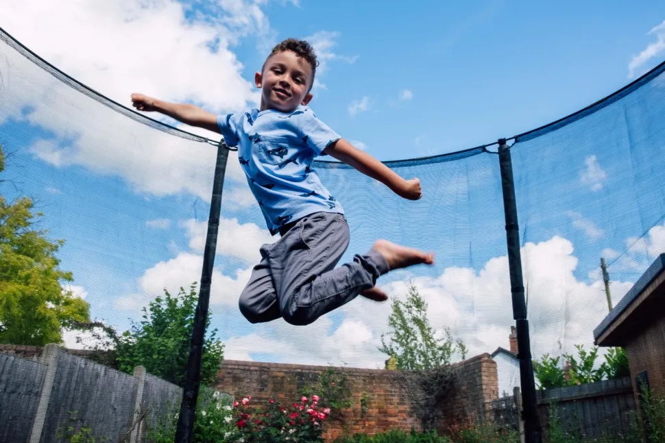 Plum 8ft Space Zone II Evolution Springsafe Trampoline & Enclosure