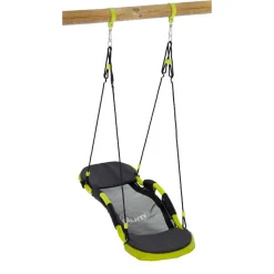 Plum Premium Spider Monkey Wooden Swing Set with Glide Nest Swing