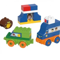 Police Chase Printed Big Blocks- 22Pcs