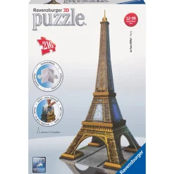Ravensburger Eiffel Tower Building 216 Piece 3D Puzzle