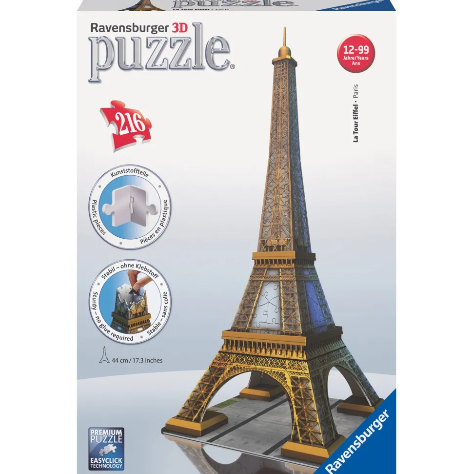 Ravensburger Eiffel Tower Building 216 Piece 3D Puzzle