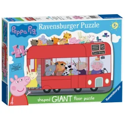 Ravensburger Peppa Pig London Bus 24 Piece Giant Puzzle