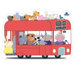 Ravensburger Peppa Pig London Bus 24 Piece Giant Puzzle