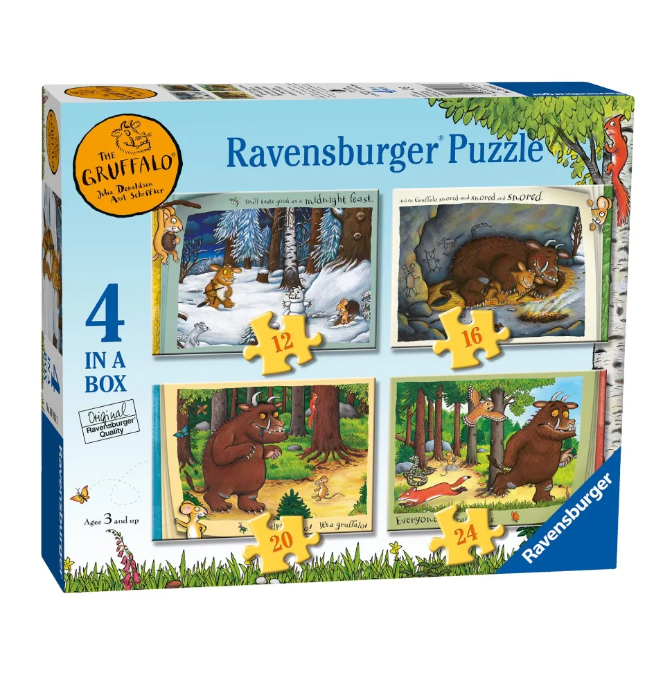 Ravensburger The Gruffalo 4 Puzzle Pack