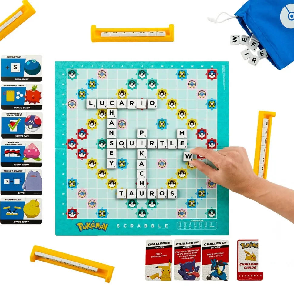 Scrabble Pokémon 2 Games in 1