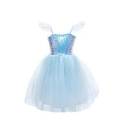 Sequins Princess Dress Blue (5-6 years)