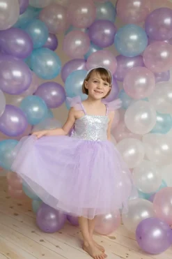 Sequins Princess Dress Lilac (3-4 years)