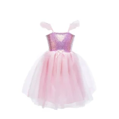 Sequins Princess Dress Pink (7-8 years)