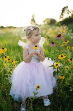 Sequins Princess Dress Pink (7-8 years)